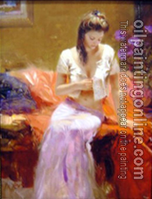 Pino Daeni - Impression oil painting.